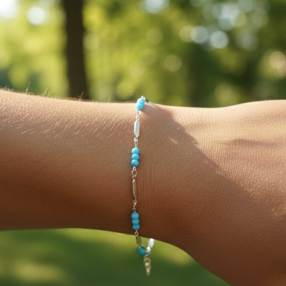 "Trendy Handmade Bracelet – A Stylish Gift for Women & Girls, MAR091128